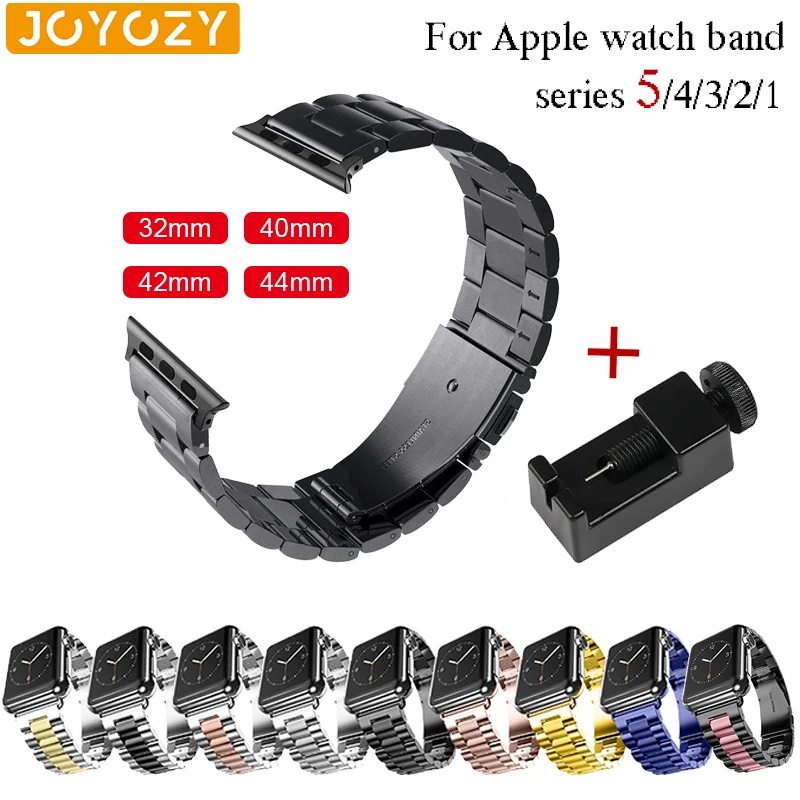 Металлический ремешок для часов Joyozy браслет iWatch серии 4 5 44 мм 40 из нержавеющей