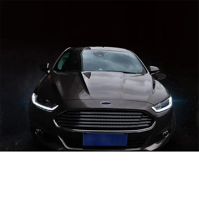 Поворотник Automovil наружный светодиодный ходовой Стайлинг Assessoires Cob фары автомобиля фары в сборе 13 14 15 16 для Ford Mondeo