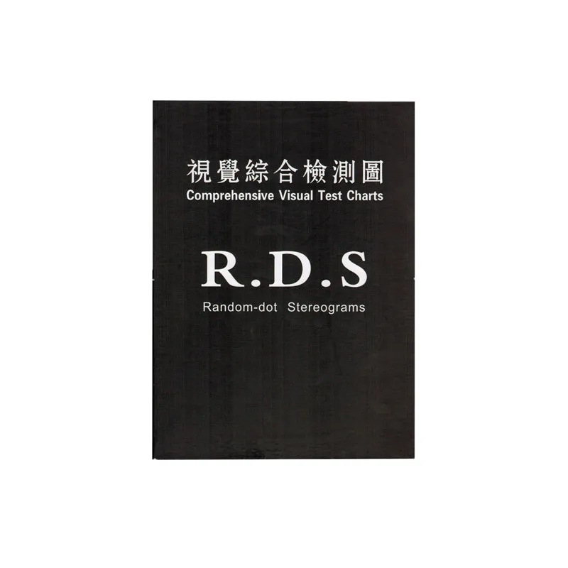 

Random-dot Stereograms Comprehensive Visual Test Charts Book Color Blindness Astigmatism Amsler Test Chart