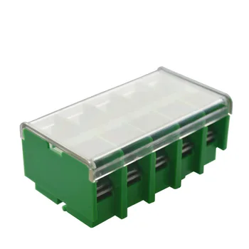 

5-6 Square Line Bank JF5-6-5 Terminal Block Connector Flame Retardant 5-15A 5P Terminal Block