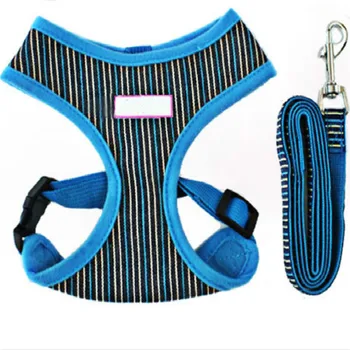 

Cute Dogs Harness Fresh Pets Cotton Chest Strap Vest-type Dog Leash Adjustable Small Dogs Leashs Walk Dog Leash Multiple Colors