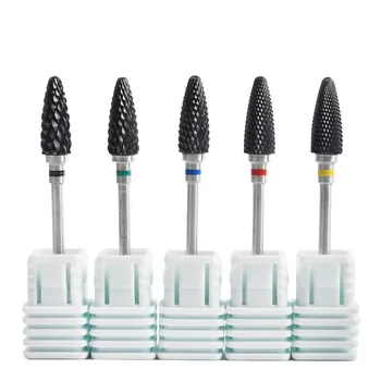 

1Pc Black Ceramic Nail Drill Bits Electric Rotary File Manicure Pedicure Apparatus for Manicure Accessory Remove Gel Polish Tool