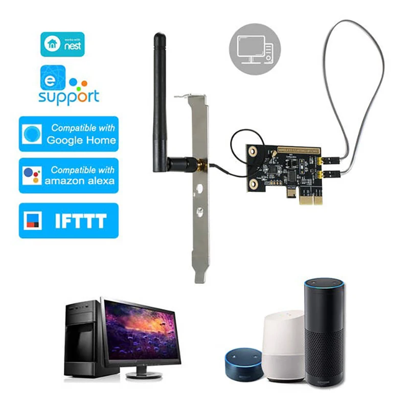 Neu Wifi WLAN Switch Smart Schalter für Alexa APP-Steuerung Automation Schalter
