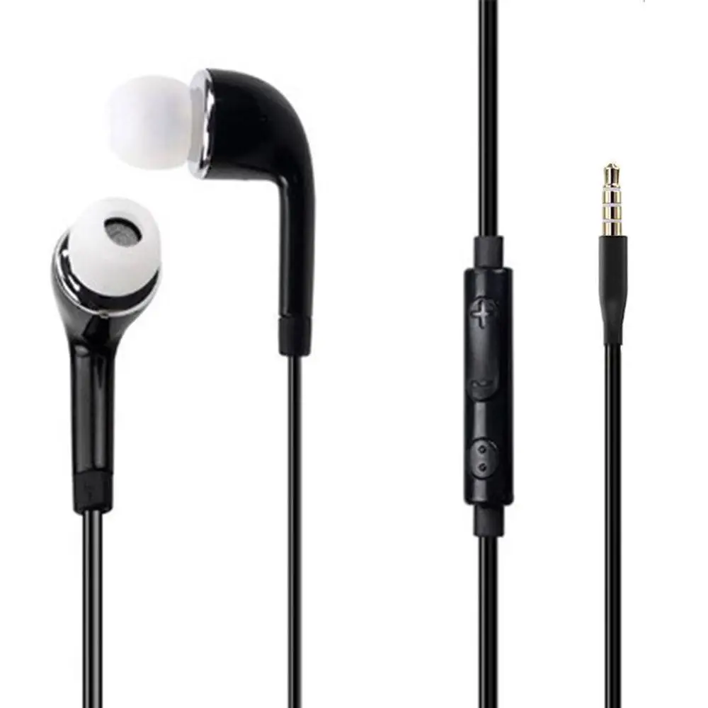 Для наушников samsung ehs64 наушники со встроенным микрофоном 3,5 мм Проводная гарнитура для смартфонов - Цвет: black