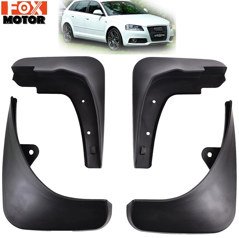 Спереди и сзади Брызговики подходят для 2004-2012 AUDI A3 SPORTBACK Хэтчбек Брызговики 2011 2010 2009 2008 2007 2006 2005 аксессуары