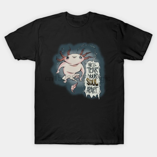 Мужская футболка Hellraiser Axolotl wo футболки Топ | одежда