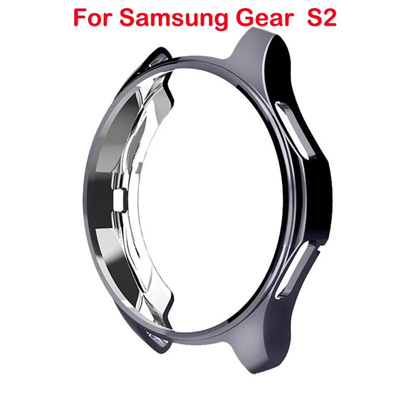 Fundas Роскошный чехол из ТПУ для samsung gear S1 S2 S3 S4 42 мм 46 мм, покрытие часов, защита от царапин, Защитные Чехлы Etui - Цвет: Fundas