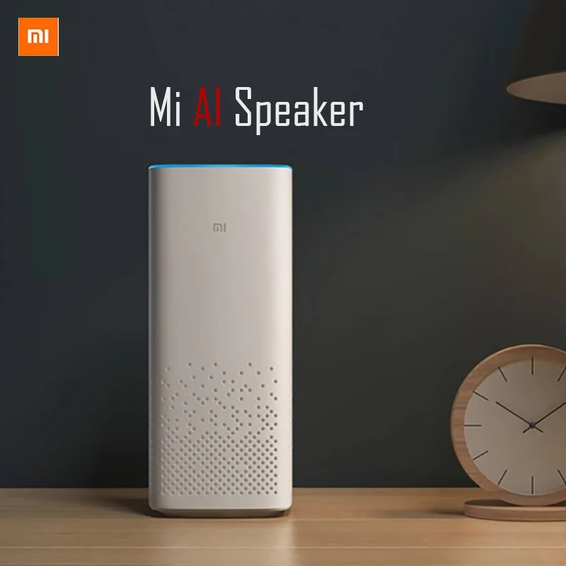 Xiaomi Mi динамик AI колонка с Bluetooth и Wi-Fi голосовое дистанционное управление портативный умный дом Музыкальный плеер xiaoai приложение для Android IOS