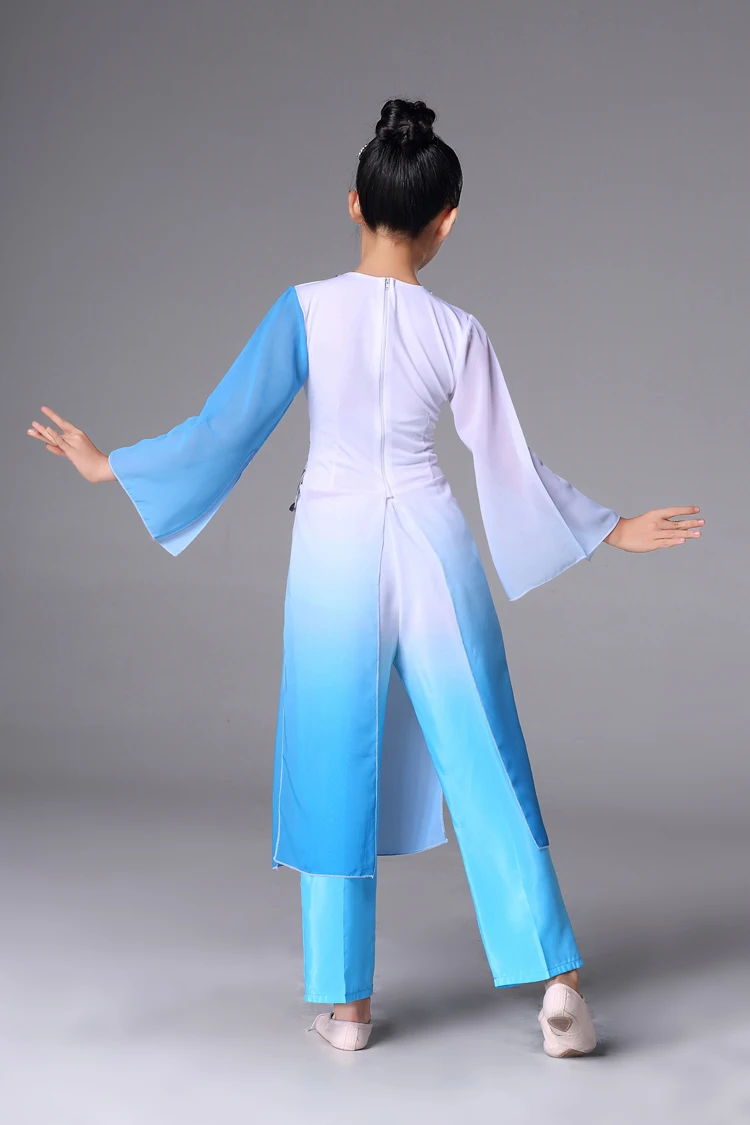 Chinese Folk Dance New Children's Classical Dance Costumes Modern Dance Dress for Girls Chinese Princess Costume