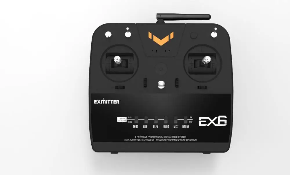 Volantex Rc Ex6 2 4ghz 6 Channel Transmitter And 7 Channel Receiver Remote Control System Aliexpress Toys Hobbies