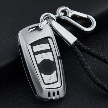 

Car key Cover Case Key Shell For BMW 520 525 f30 f10 F18 f20 Z4 320i 1 3 5 7 Series X3 X4 M3 M4 M5 Zinc Alloy Smart Car Key Set
