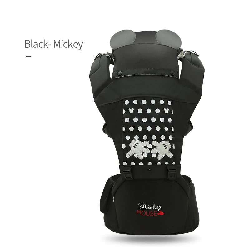 2019 disney Baby Carrier дышащий эргономичный Микки младенец хипseat для новорожденного ребенка удобный фронтальная детская переноска