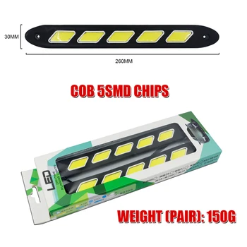 

2PCS New Arrival led drl ,12V 12W cob led drl, High power COB drl for Daytime Running Light