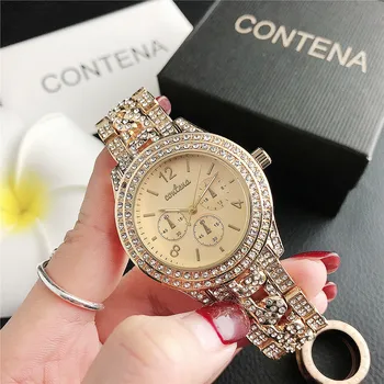 

CONTENA Korean simple business casual wild quartz watch three eyes factory direct sales