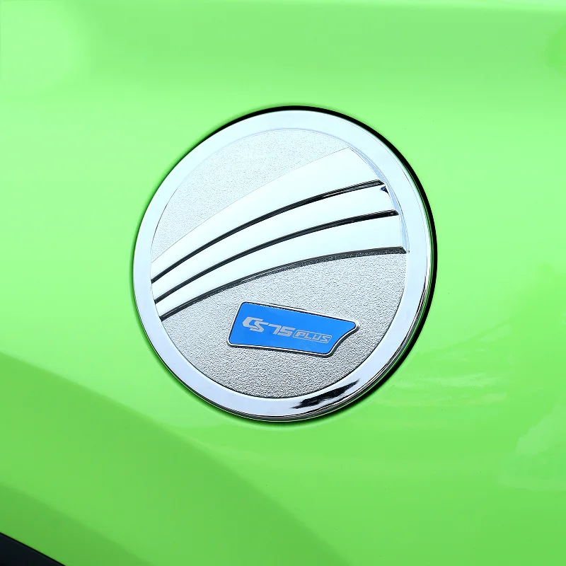 Lsrtw2017 для Changan Cs75 плюс крышки топливного бака автомобиля Панель Планки салонные аксессуары хромированные молдинги