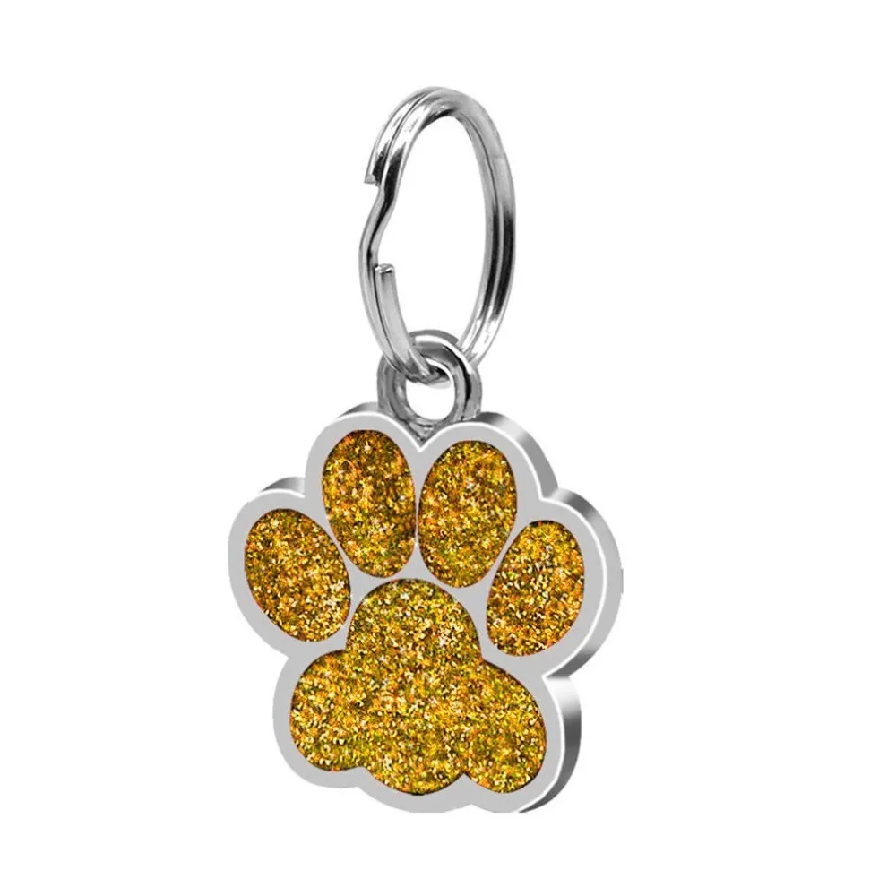 Fashion Footprints font b Pet b font Pendant Decor Lovely font b Pet b font Jewelry