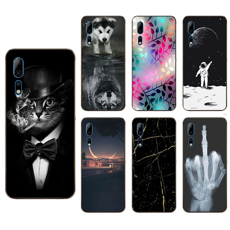 Новинка мягкий ТПУ чехол с принтом для ZTE Axon 10 Pro A2020 силиконовый телефона чехлы |