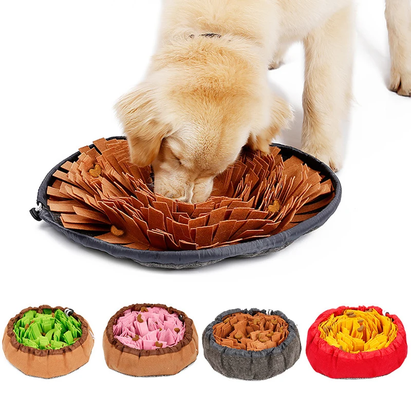 

Pet Dog Bowl Slow Feeder Pet Snuffle Mat Dog Search Training Smelling Skills Consume Energy Pet Interactive Toy Pet Products