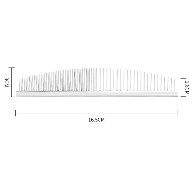 Расческа в форме дуги для кошек и собак расческа волос с тонкими зубцами коротких