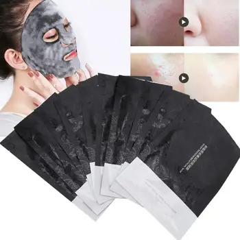 

10pcs of Set Oxygen Bubble Facial Mask Nourishing Moisturizing Hydrating Foam Mask Shrink Pores