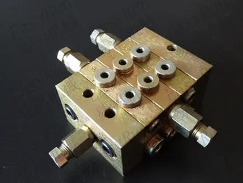 

1000 series grease progressive lubrication system distributor 3 outlet