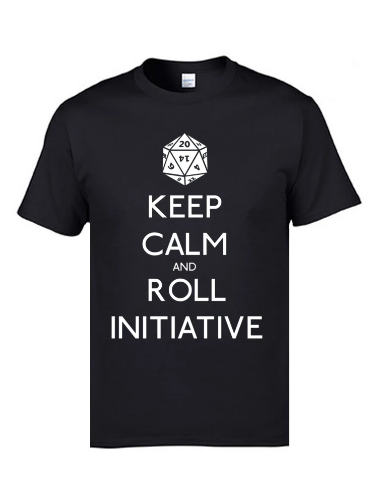 Пользовательские команды футболки Camisa 100% хлопковая Мужская Футболка Keep Calm and Roll