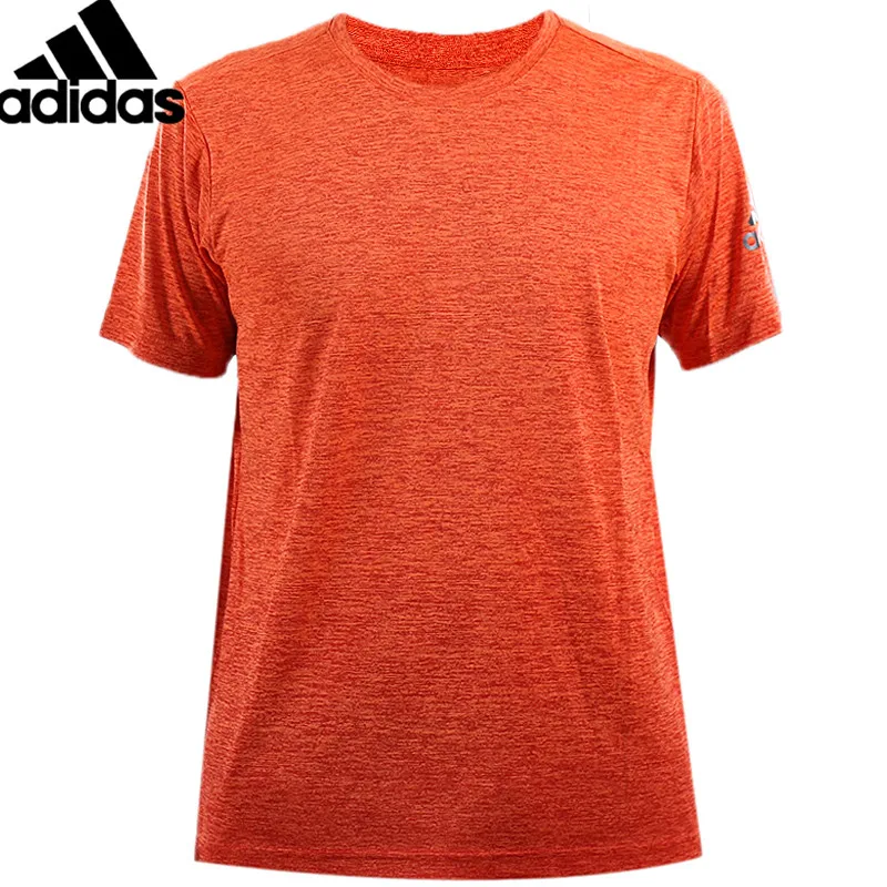 

Original Adidas New Arrival FREELIFT GRADI Short Sleeve Tops Breathable Round Collar Running Shirt