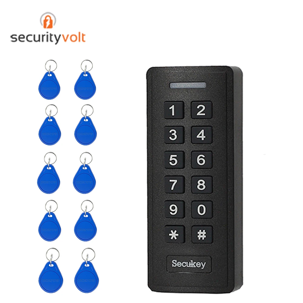 

Weatherproof Programable Full Featured Stand Alone RFID Access Control Keypad System Wiegand Card Reader 125 Khz