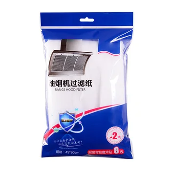 

2Pcs Disposable Exhaust Hood Paper Filter Screen Film Kitchen Transparent Oil-absorbing Paper Sticker Kitchen Accessories 90*45