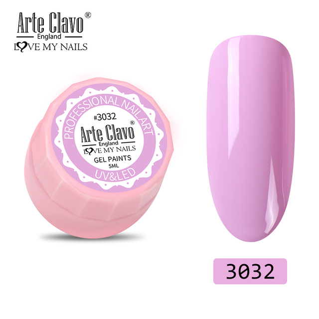 Clavo 5ML Painting Gel Nail Polish 72 Colors Gel Varnish Set For Manicure Top Base Coat Hybird Design of Nail Art Lacquer