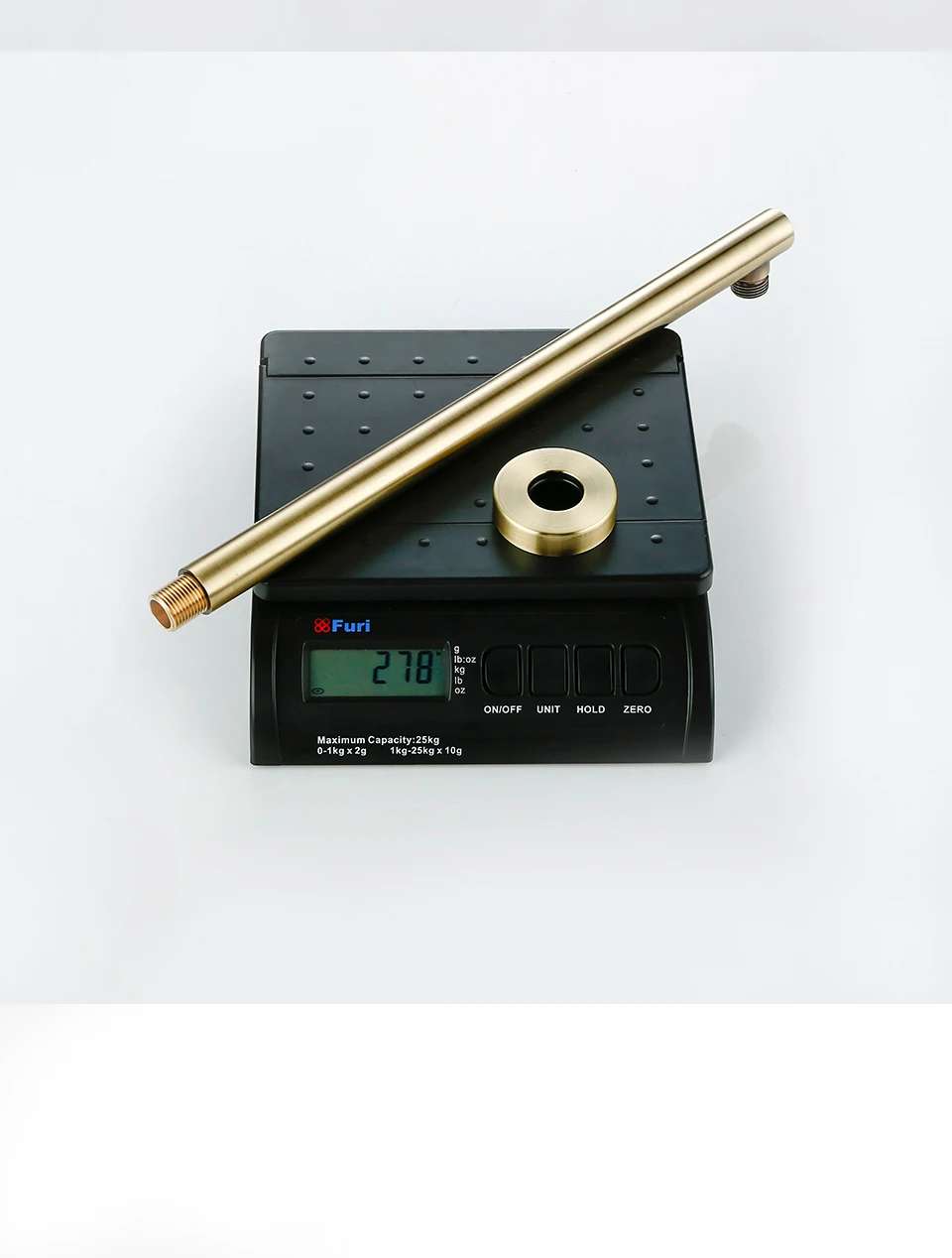 Direct sales Easy to install Brass Shower Arm Fixed Shower Head  Round Tube Chrome Finish Bathroom Faucet Accessories