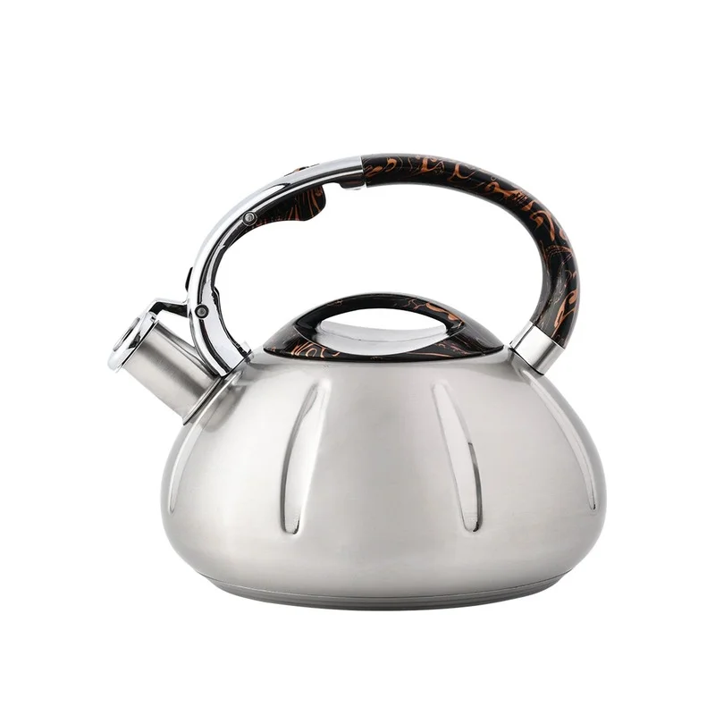 3L Stainless Steel Whistling Tea Kettle Food Grade Tea Pot Household Kitchen TeakettleWater