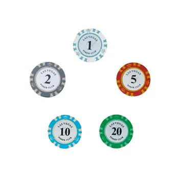 

50 Pcs Chips Clay Exquisite Round Game Chips Texas Poker Chips Poker Chips for Woman
