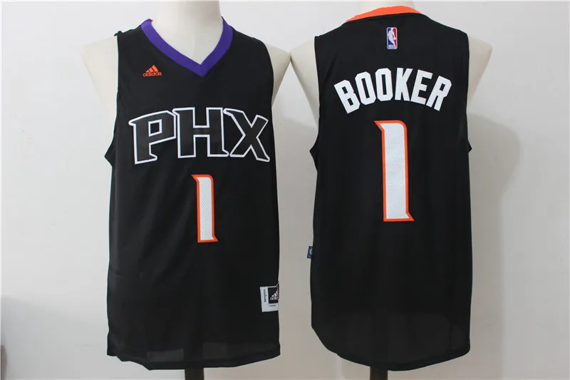 Phoenix Deandre Ayton Josh Jackson DEWIN Booker Steve Nash Charles Barkley мужские баскетбольные майки - Цвет: Синий