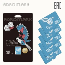 ADROITLARK 32 ГБ Micro SD карта 64 Гб класс 10 карта памяти 128 ГБ с sd-адаптером для камеры/планшета/смарт-часов/телефона