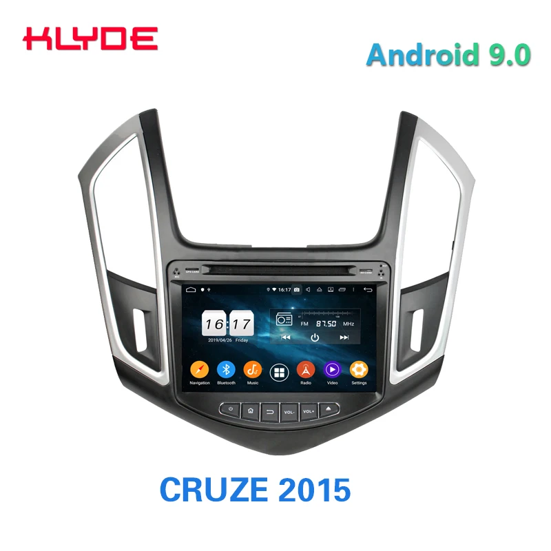 Klyde KD-8087 8 дюймов Android 9 мультимедийный плеер для 2015 Chevrolet Cruze GPS Navi 2din автомобильный