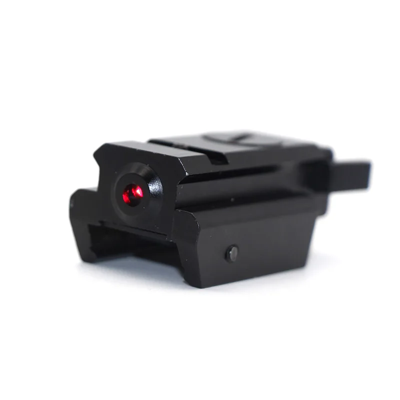 Красная точка лазерная указка смотреть страйкбол охотничий тактический фонарь пистолетный прицел видеодатчик для Глок 17 19 и 20 мм рельсовый ручной пистолет - Цвет: Red Dot Laser
