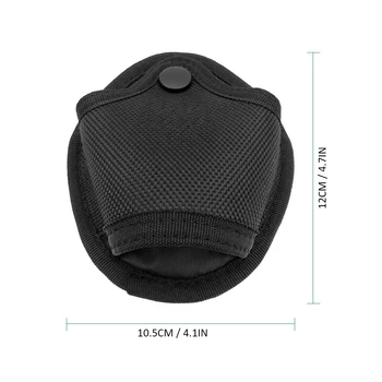 

Handcuff Holder Snap Handcuff Sheath Holster Cuff Case Pouch with Belt Loop Outdoor Tool Hunting Bag