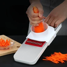 Stainless Steel Food Grater Slicing Manual Vegetable Cutter Adjustable Vegetable Carrot Grater Onion Dicer Kitchen Tools