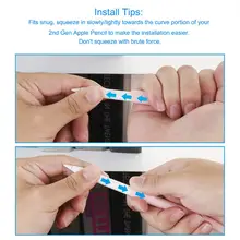 Против царапин, против царапин, мягкий силиконовый защитный чехол, крышка, держатель, чехол, защита кожи для Apple Pencil 2-го поколения