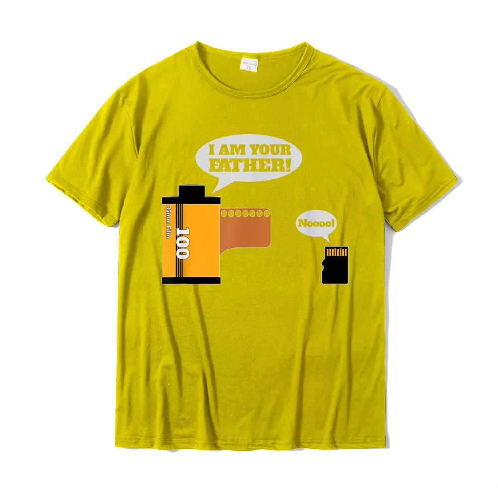 Group Slim Fit Short Sleeve Tops & Tees Autumn Round Collar Pure Cotton Men T Shirt Slim Fit T Shirts 2021 Hot Sale Funny Photography Shirt For Photographers Film And SD Card T-Shirt__21178 yellow