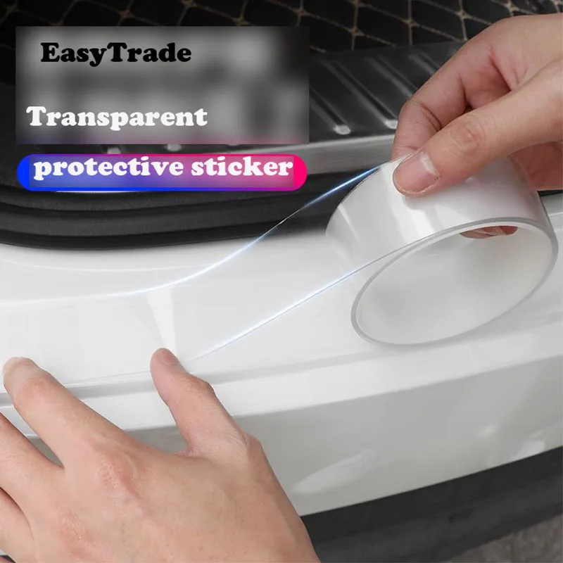 

For Toyota Prius 30 20 50 Nano Transparent Sticker Car Door Sill Trunk Protector Sticker For Toyota Prius V C Alpha Accessories