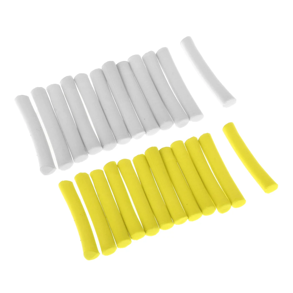 Perfeclan 24 Pieces 8mm Carp Fishing Pop Up Foam Zig Rig Foam Sticks Baits Dropshipping