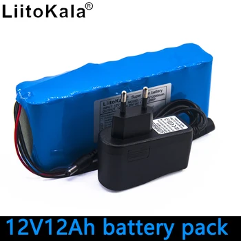 

12V lithium battery 18650 rechargeable battery DC 11.1V 12.6V large capacity 12000mAh LED light outdoor fishing battery