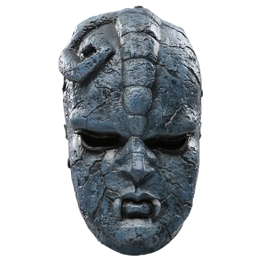 Jojo Bizarre Adventure Cosplay Mask Phantom Blood Stone Mask Gargoyle Theme Masquerade Mask Halloween Party Helmet