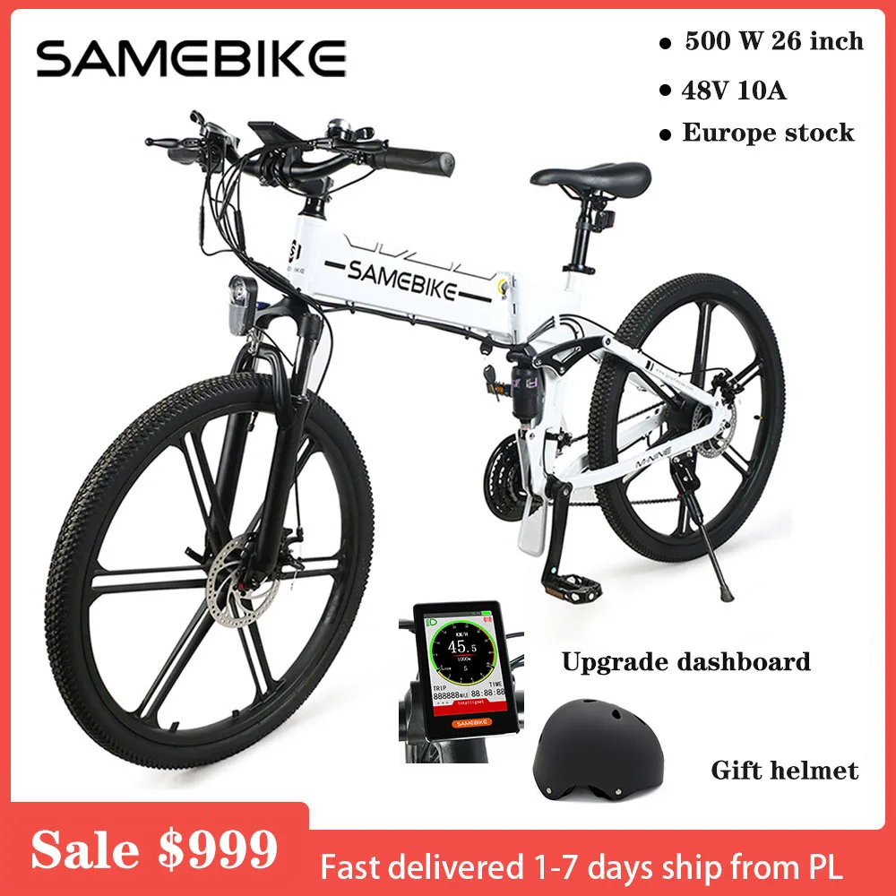 SAMEBIKE LO26 II bicicletta elettrica 500W bici elettrica ebike MTB  bicicletta 21 velocità 48V 10AH 500W Outdoor ciclismo pieghevole EBike EU  Stock e bicycle|Electric Bicycle| - AliExpress