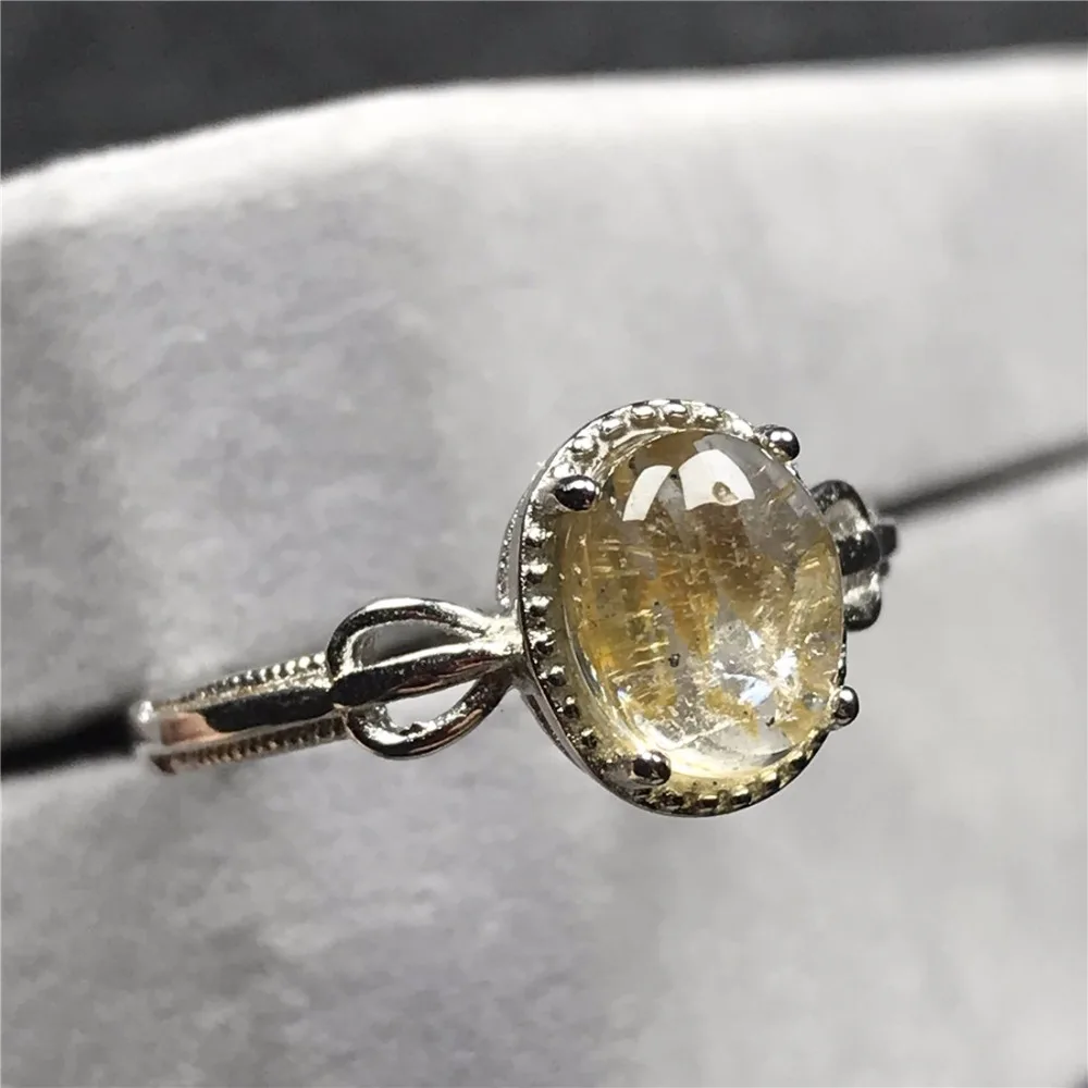 Gold Rutilated Quartz Ring (15)