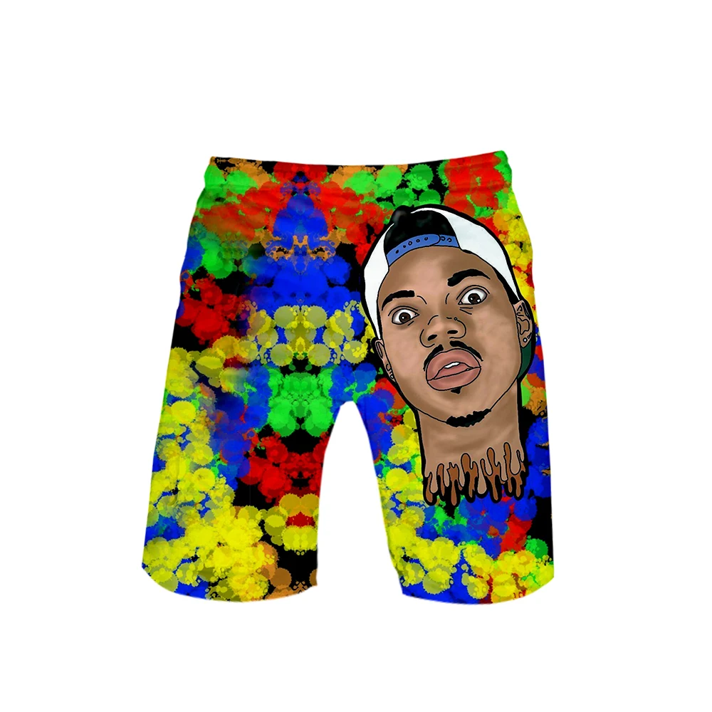 Chance The Rapper 3D полиэстер летние мужские модные пляжные шорты для отдыха новые Kpop популярные повседневные летние шорты