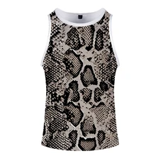 Текстура животных 3D Печатные Топы на бретелях для женщин/мужчин лето крутой жилет без рукавов горячая распродажа Повседневная Уличная одежда