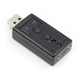Carte son externe USB 7.1 vers Jack 3.5mm, adaptateur Audio numérique pour casque, Microphone, carte son pour Mac 